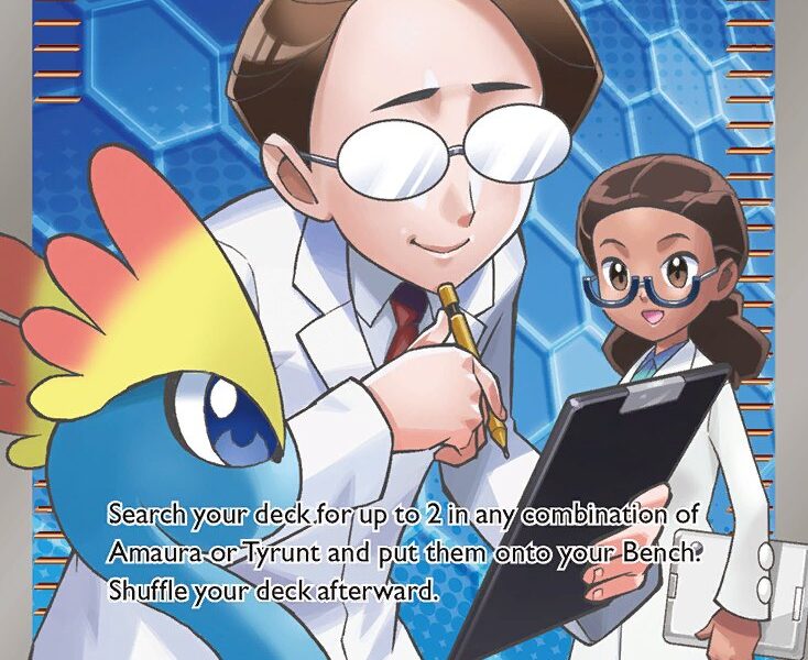 Fossil Researcher Pokemon Kaart