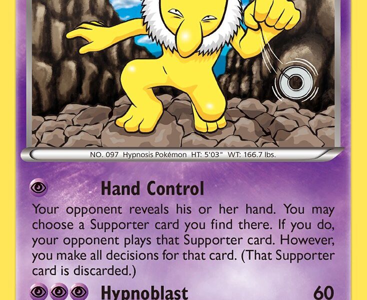 Hypno Pokemon Kaart