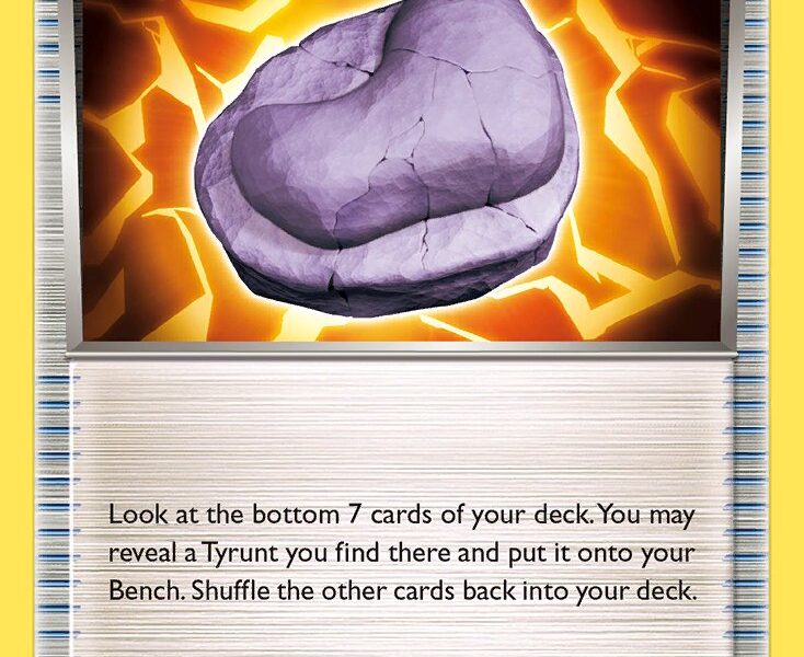 Jaw Fossil Pokemon Kaart