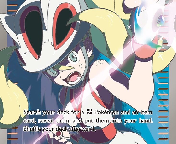 Korrina Pokemon Kaart