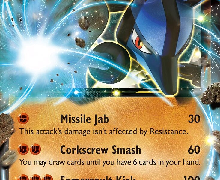 Lucario-EX Pokemon Kaart