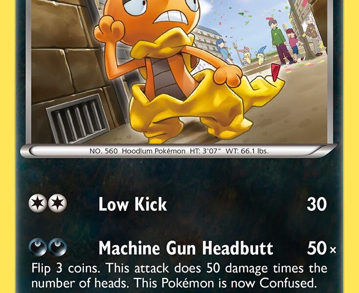 Scrafty Pokemon Kaart