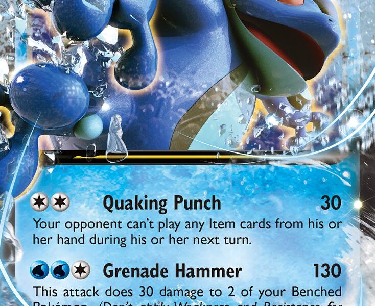 Seismitoad-EX Pokemon Kaart