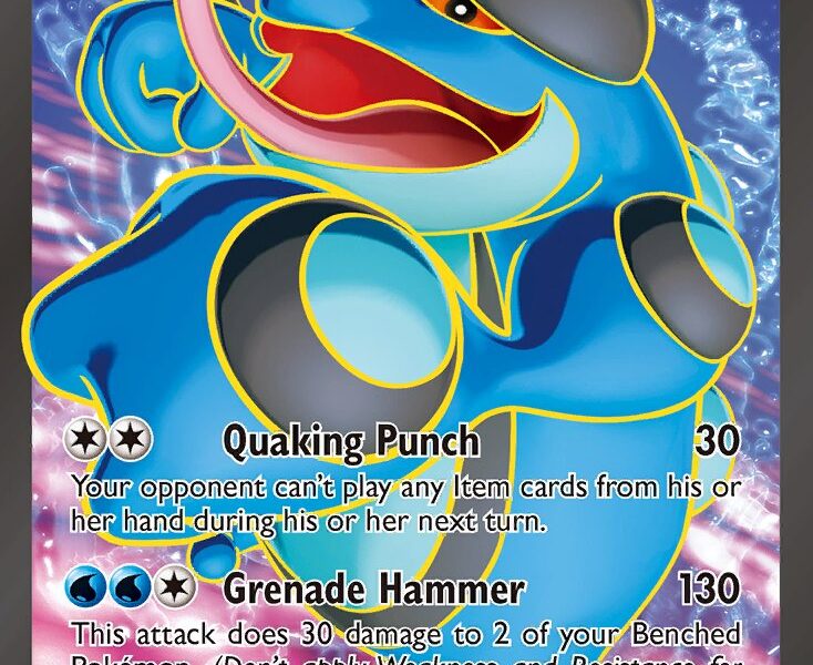 Seismitoad-EX Pokemon Kaart