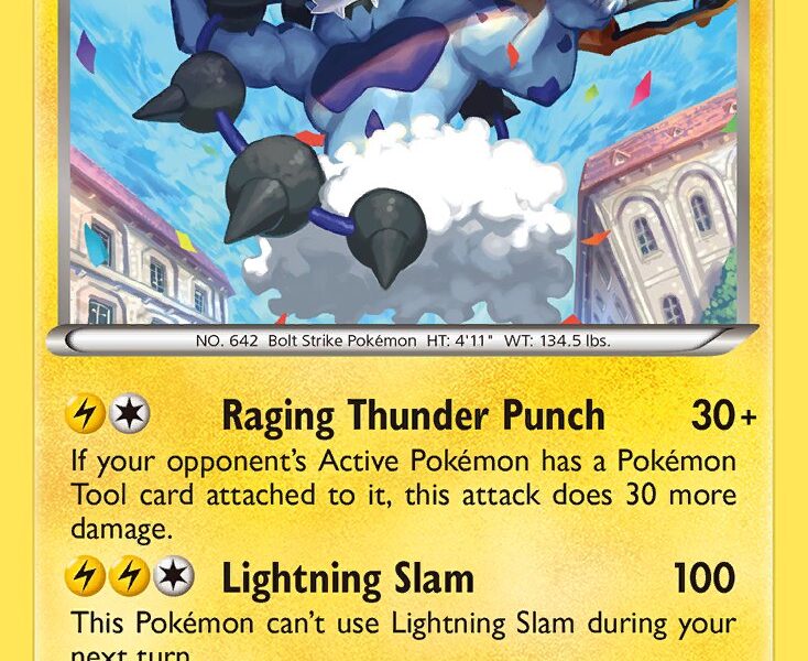 Thundurus Pokemon Kaart