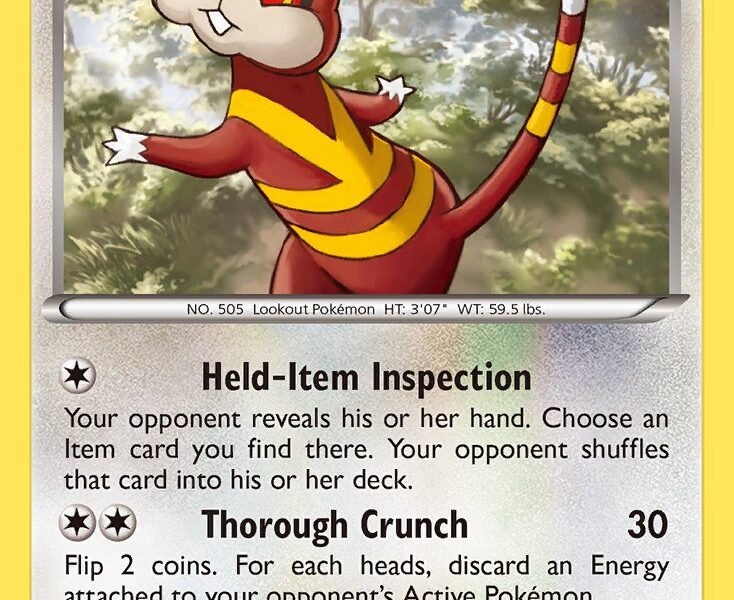 Watchog Pokemon Kaart