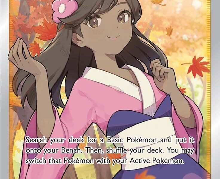 Furisode Girl (Full Art) Pokemon Kaart