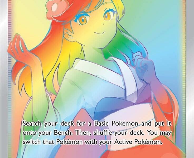 Furisode Girl (Secret) Pokemon Kaart