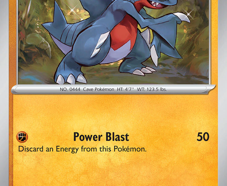 Gabite Pokemon Kaart