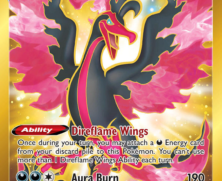 Galarian Moltres V Pokemon Kaart