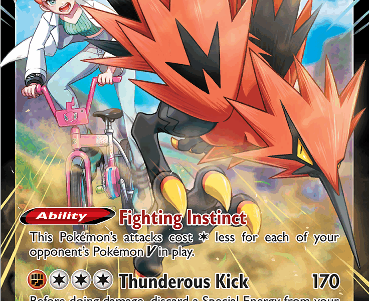 Galarian Zapdos V Pokemon Kaart