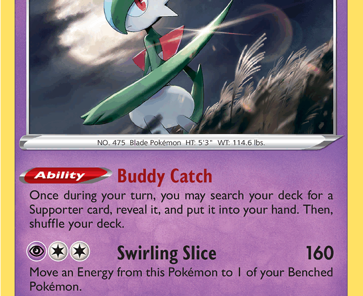 Gallade Pokemon Kaart