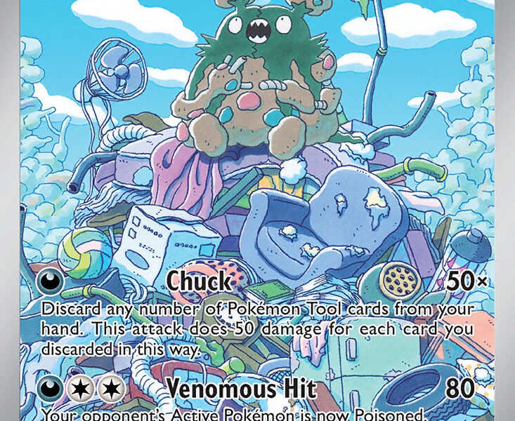 Garbodor Pokemon Kaart
