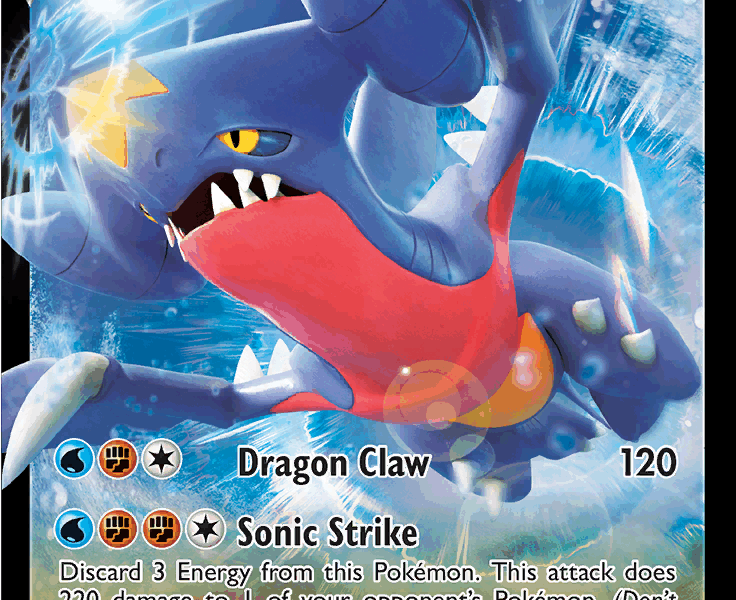 Garchomp V Pokemon Kaart