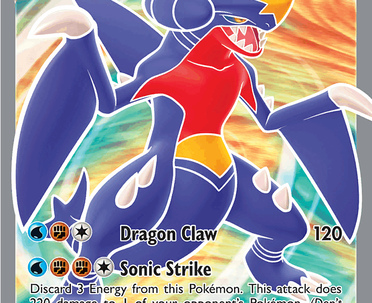 Garchomp V Pokemon Kaart