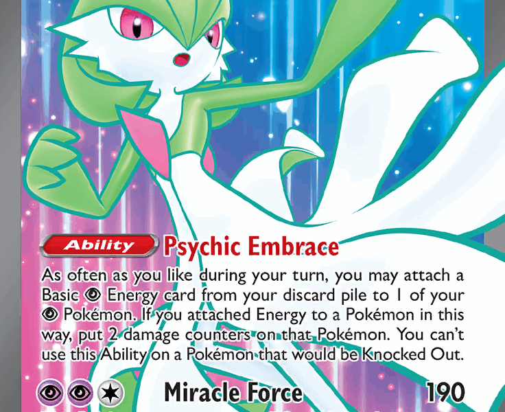 Gardevoir ex Pokemon Kaart