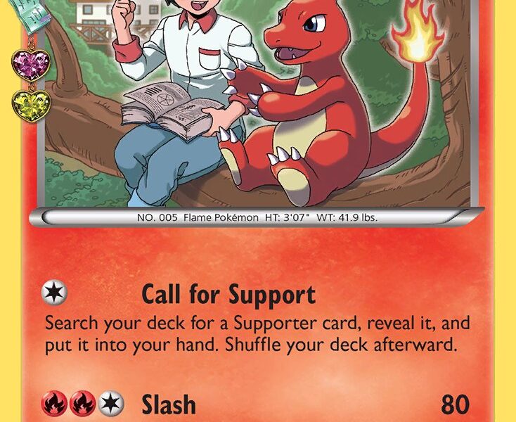 Charmeleon Pokemon Kaart