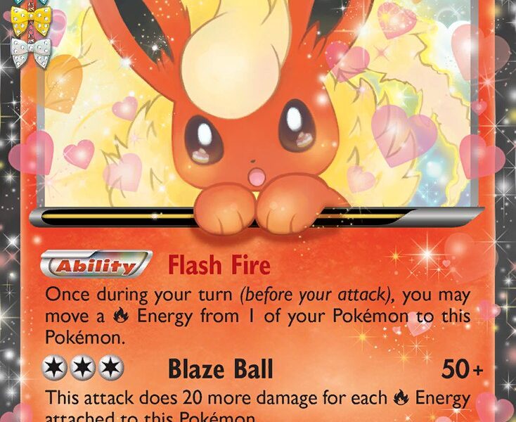 Flareon-EX Pokemon Kaart