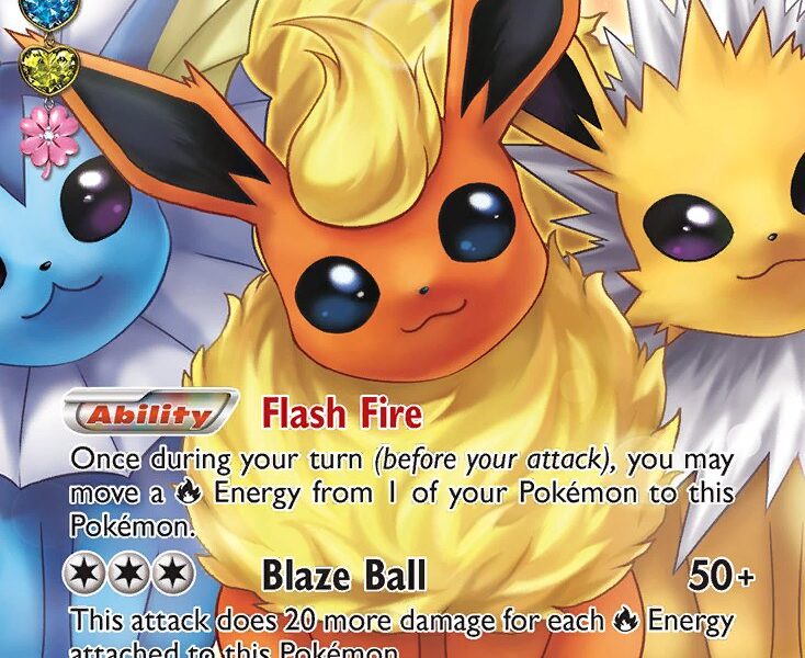 Flareon-EX Pokemon Kaart