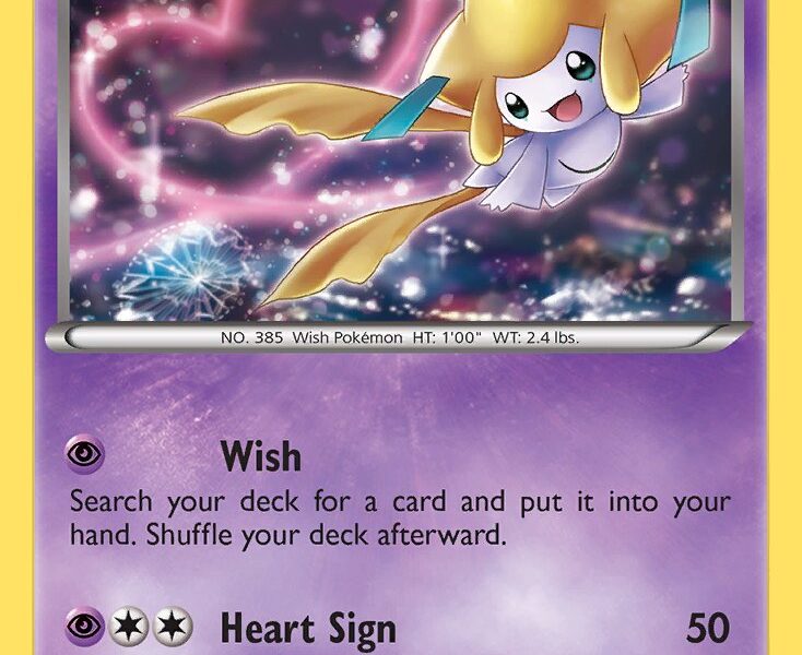 Jirachi Pokemon Kaart