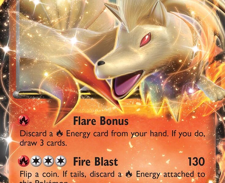Ninetales-EX Pokemon Kaart
