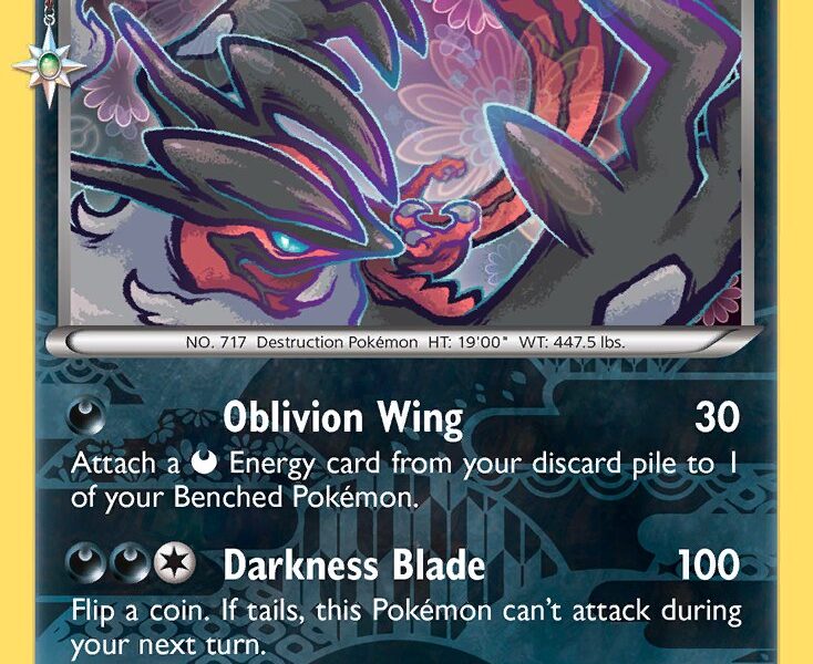 Yveltal Pokemon Kaart