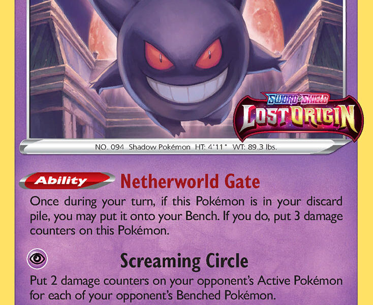 Gengar Pokemon Kaart