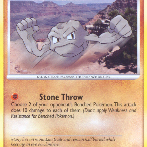 Geodude Pokemon Kaart