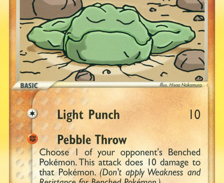 Geodude Pokemon Kaart