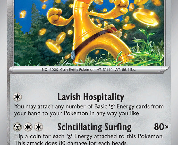 Gholdengo Pokemon Kaart