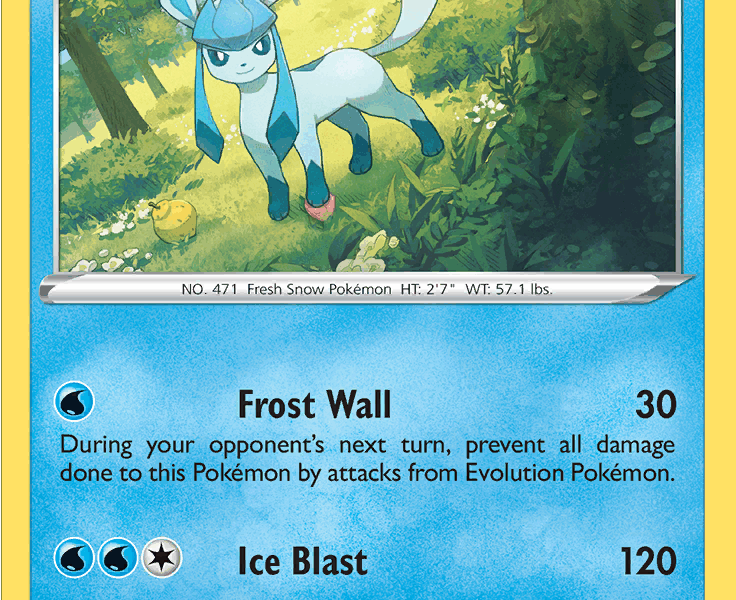 Glaceon Pokemon Kaart
