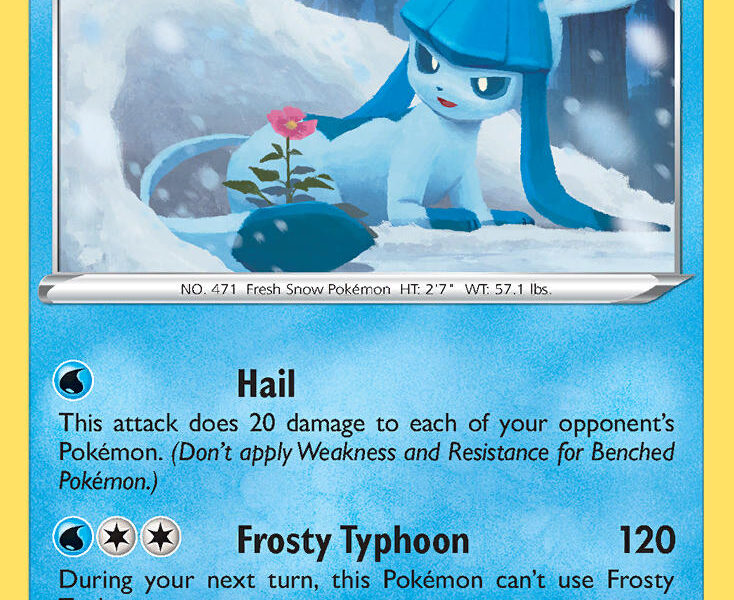 Glaceon Pokemon Kaart