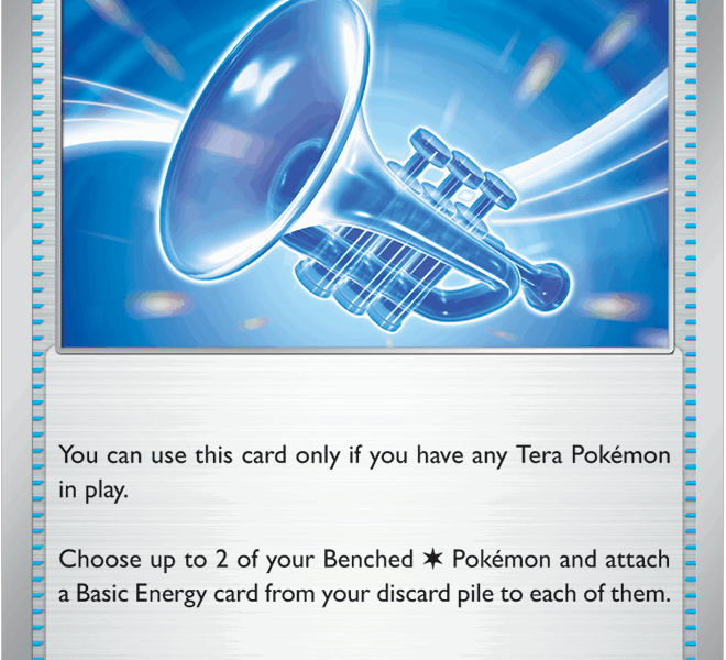 Glass Trumpet Pokemon Kaart