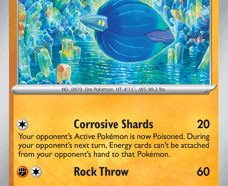 Glimmora Pokemon Kaart