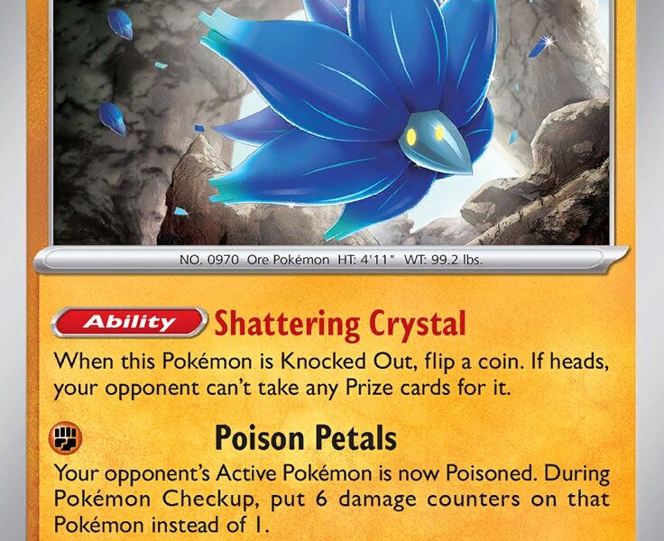 Glimmora Pokemon Kaart