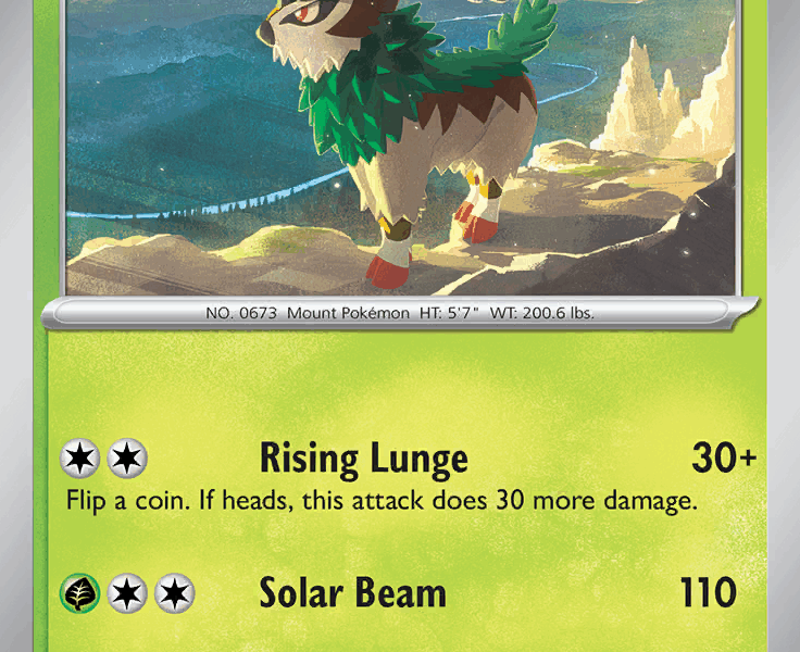Gogoat Pokemon Kaart