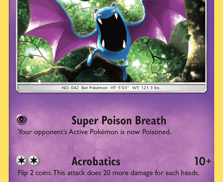 Golbat Pokemon Kaart