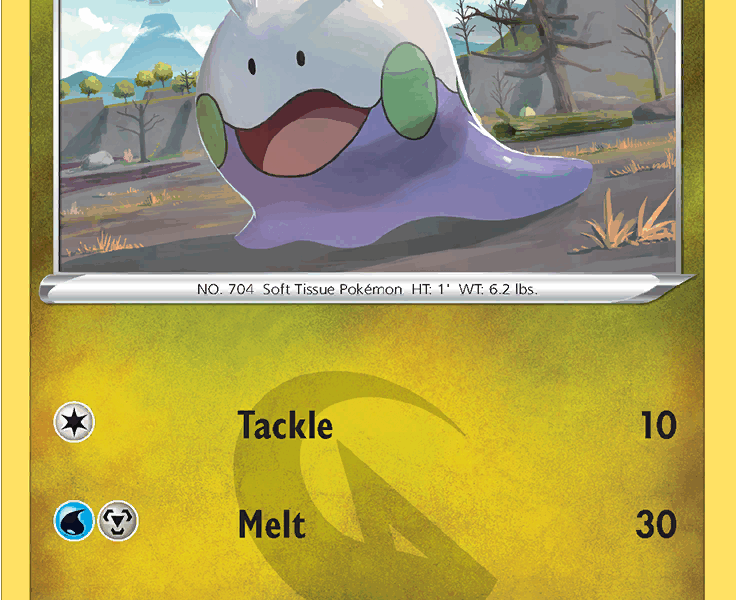 Goomy Pokemon Kaart