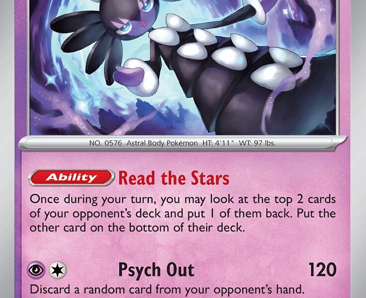 Gothitelle Pokemon Kaart