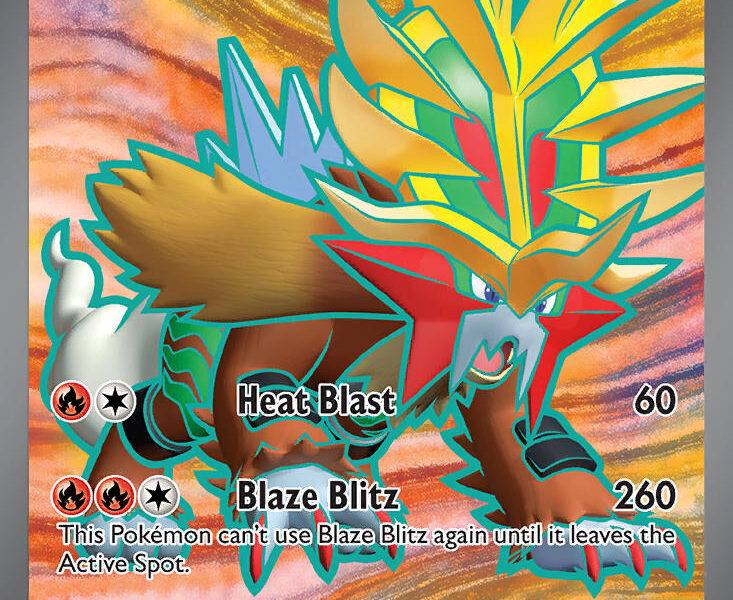 Gouging Fire ex Pokemon Kaart