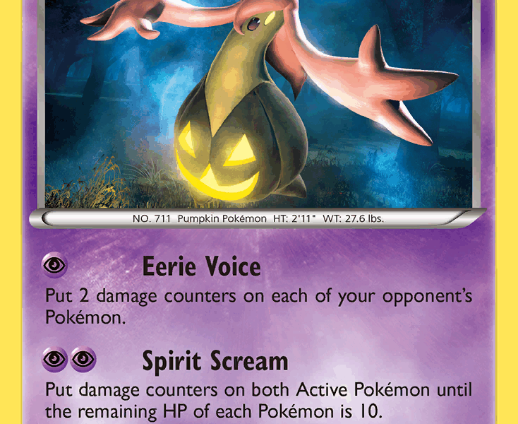 Gourgeist Pokemon Kaart
