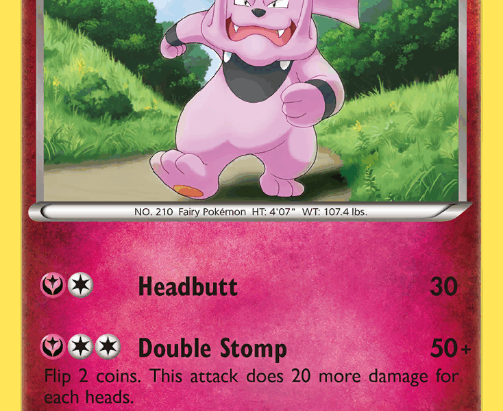 Granbull Pokemon Kaart