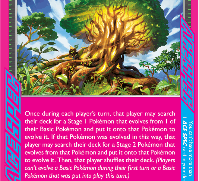 Grand Tree Pokemon Kaart