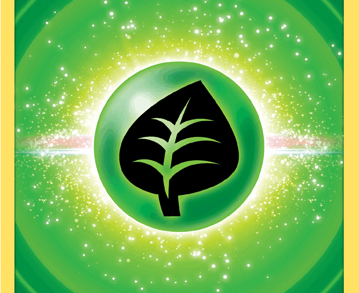 Grass Energy Pokemon Kaart