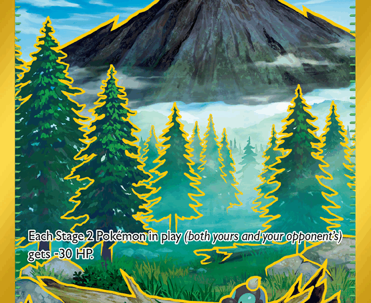 Gravity Mountain Pokemon Kaart