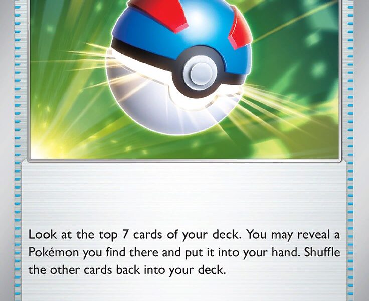 Great Ball Pokemon Kaart