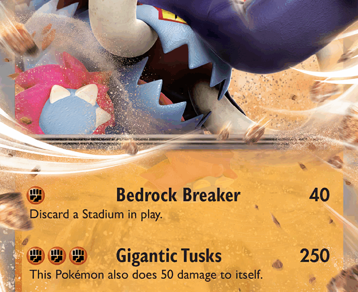 Great Tusk ex Pokemon Kaart