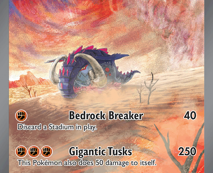 Great Tusk ex Pokemon Kaart