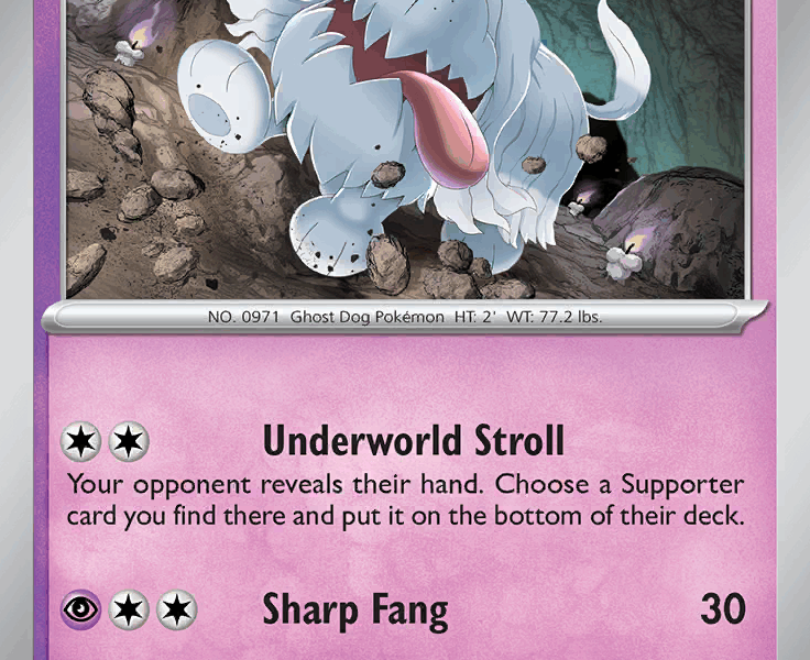 Greavard Pokemon Kaart