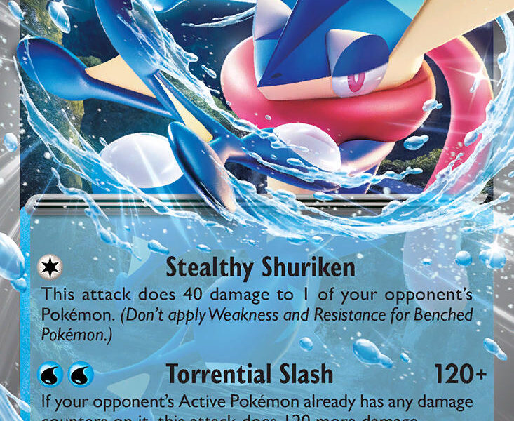 Greninja ex Pokemon Kaart